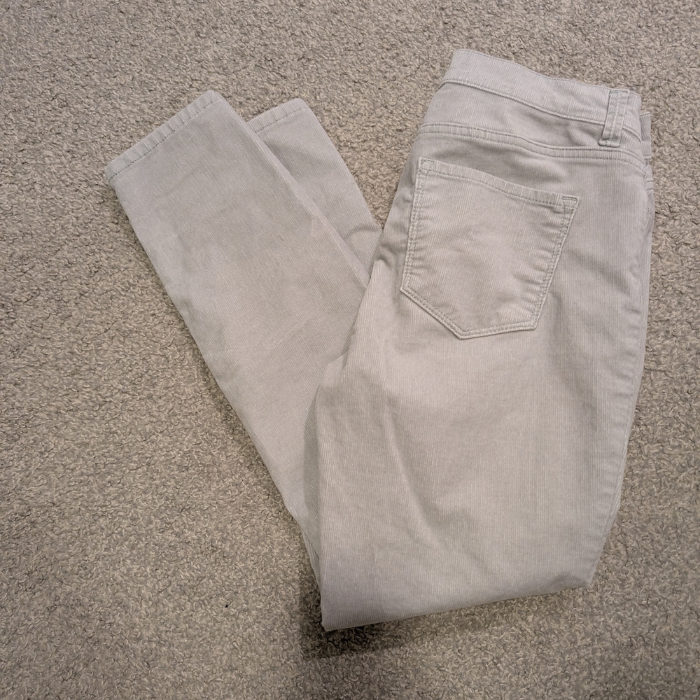Banana Republic Light Gray Straight Leg Jeans